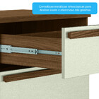 Cômoda 2 Portas E 5 Gavetas Málaga Gold Santos Andirá