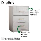 Comoda 3 Gavetas 0420 Moval