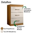 Comoda 3 Gavetas 0420 Moval