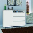 Cômoda 3 Gavetas 1 Porta Munique Branco