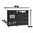 Cômoda 3 Gavetas 1 Porta Munique Mel/perola