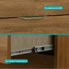 Cômoda 3 Gavetas 2 Portas Quarto 1112 Carraro Freijó