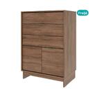 Cômoda 3 Gavetas 2 Portas Quarto 1112 Carraro Freijó