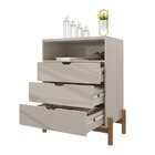 Cômoda 3 Gavetas 77x96cm Antares  Off White