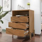 Cômoda 3 Gavetas 77x96cm Antares Casa D Cedro