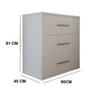 Cômoda 3 Gavetas 8812  Branco