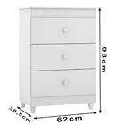 Comoda 3 Gavetas 93cm 4100 Plla