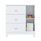 Comoda 3 Gavetas Appenzell Branco