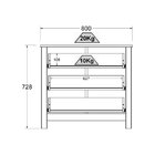 Cômoda 3 Gavetas Dm-219  Branco