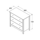 Cômoda 3 Gavetas Dm-219  Branco