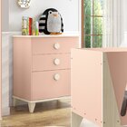 Cômoda 3 Gavetas Hope  Rosa