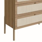 Cômoda 3 Gavetas Palhinha Oslo Hanover