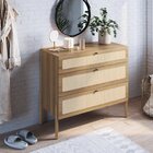 Cômoda 3 Gavetas Palhinha Oslo Hanover