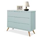 Cômoda 3 Gavetas Para Bebê 100% Mdf Com Puxadores Em Cava Old