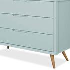 Cômoda 3 Gavetas Para Bebê 100% Mdf Com Puxadores Em Cava Old