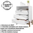 Comoda 3 Gavetas Para Quarto 005025 Dcasa
