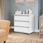 Cômoda 3 Gavetas Pequena Branco