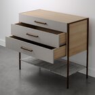 Cômoda 3 Gavetas Pet Friendly Chicago Cabecasa Madeiraorigina