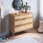 Comoda 3 Gv Corrediças Telescopicas Palhinha 27934 Linha Oslo