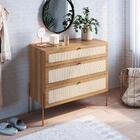 Comoda 3 Gv Corrediças Telescopicas Palhinha 28934 Linha Oslo