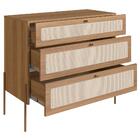 Comoda 3 Gv Corrediças Telescopicas Palhinha 28934 Linha Oslo