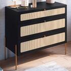 Comoda 3 Gv Corrediças Telescopicas Palhinha 28934 Linha Oslo