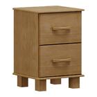 Comoda 3g 1p 2 Mesas De Cabeceira Madeira Maciça Imbuia Milan