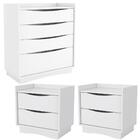 Comoda 4 Gavetas 02 Mesas De Cabeceira 2g M26061 Kappesberg