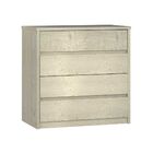 Cômoda 4 Gavetas 100% Mdf 812 Marfim Areia - Foscarini