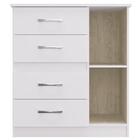 Cômoda 4 Gavetas 1 Porta Caribe Doripel