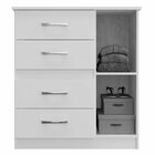 Cômoda 4 Gavetas 1 Porta Caribe Doripel