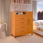 Cômoda 4 Gavetas 1 Porta Cinamomo Talisman Shop Jm