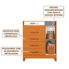 Cômoda 4 Gavetas 1 Porta Cinamomo Talisman Shop Jm