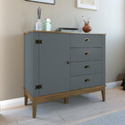 Cômoda 4 Gavetas 1 Porta Colonial Movelbento