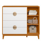 Cômoda 4 Gavetas 1 Porta Com Pés Ipe Albatroz