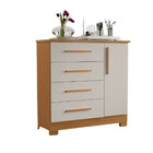 Cômoda 4 Gavetas 1 Porta com Pés NT 5185 Notável Móveis