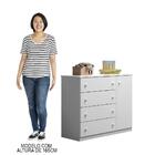 Cômoda 4 Gavetas 1 Porta Elisa Phoenix Baby