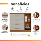 Cômoda 4 Gavetas 1 Porta Gênova Plus Zanzini