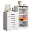 Cômoda 4 Gavetas 1 Porta Londres Aramóveis