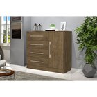 Cômoda 4 Gavetas 1 Porta Malibu New Jequitiba