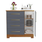 Cômoda 4 Gavetas 1 Porta Nt 5185 Notável Móveis