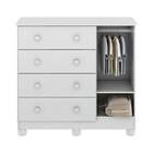 Cômoda 4 Gavetas 1 Porta Uli Móveis Peroba