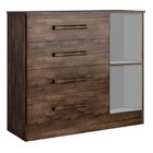 Cômoda 4 Gavetas 1 Porta Zeus Bianchi Móveis Avelã