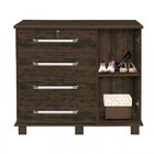 Cômoda 4 Gavetas 1 Portas Lisboa Carmolar Nogal