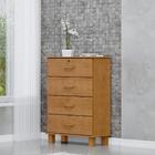 Comoda 4 Gavetas 2 Mesas De Cabeceira Madeira Maciça Milani S