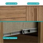 Cômoda 4 Gavetas 2 Portas Carraro Freijó