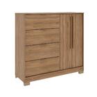 Cômoda 4 Gavetas 2 Portas Carraro Freijó