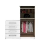 Cômoda 4 Gavetas 2 Portas D024 Rodial