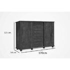 Cômoda 4 Gavetas 2 Portas Imperial J&a Móveis Jequitibá