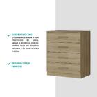 Cômoda 4 Gavetas 565 Noce Carraro